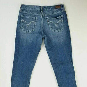 Levi's 11M Womens 535 Legging Blue Denim 99% Cotton 1% Elastane Jeans 29" Inseam